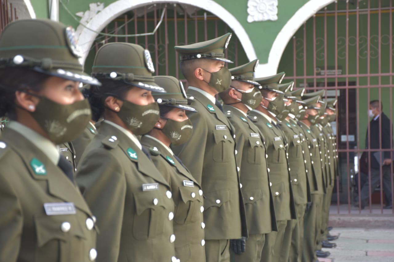 30 nuevos uniformados brindarán servicios en la Felcv / Foto: Ministerio de Gobierno